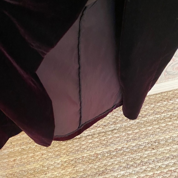 Vintage 80s Black Velvet Lace Gown StraplessOff-Shoulder Zum Zum Sheath Black - Picture 11 of 12